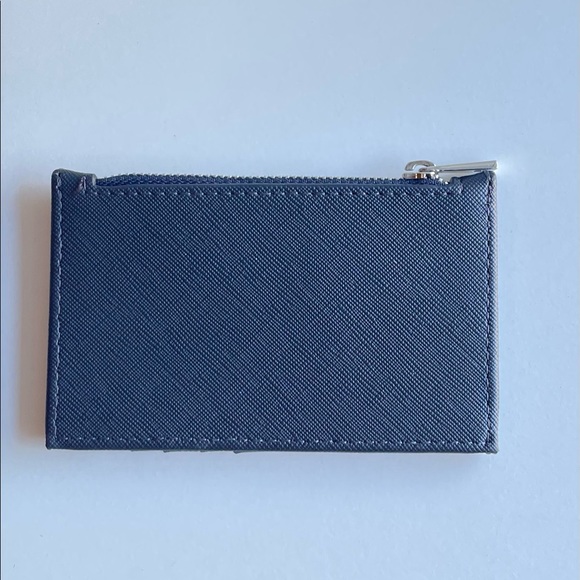 Swarovski Saffiano Leather Card Wallet - Denim Blue - Picture 3 of 5